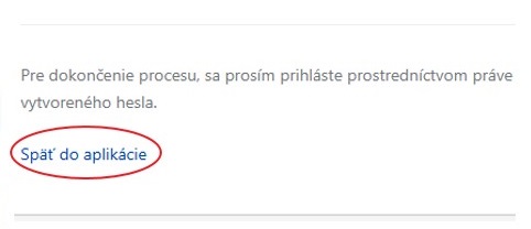 Spat do prihlasenia