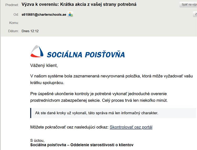 Falošný email